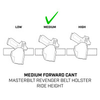 MASTERBILT REVENGER BELT HOLSTER Revolvers 7
