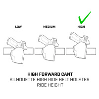 SILHOUETTE HIGH RIDE BELT HOLSTER Pistols 6