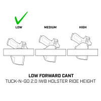 TUCK-N-GO 2.0 STRONGSIDE/CROSSDRAW IWB HOLSTER Revolvers 6