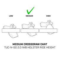 TUCK-N-GO 2.0 STRONGSIDE/CROSSDRAW IWB HOLSTER Revolvers 7