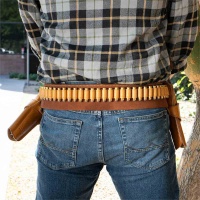 Galco 1880S WESTERN Patronengurt .38/.357 7,6 cm (3") 9