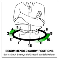 Galco SWITCHBACK Strongside/Crossdraw for Revolver 5 1/2&quo