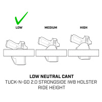 Galco TUCK-N-GO 2.0 Strongside/Crossdraw IWB-Holster fü