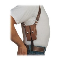 Sickinger Shoulder holster system TWIN BOX Brown 9mm Para double row/SIG 226/Glock 17/19/ USP 9mm