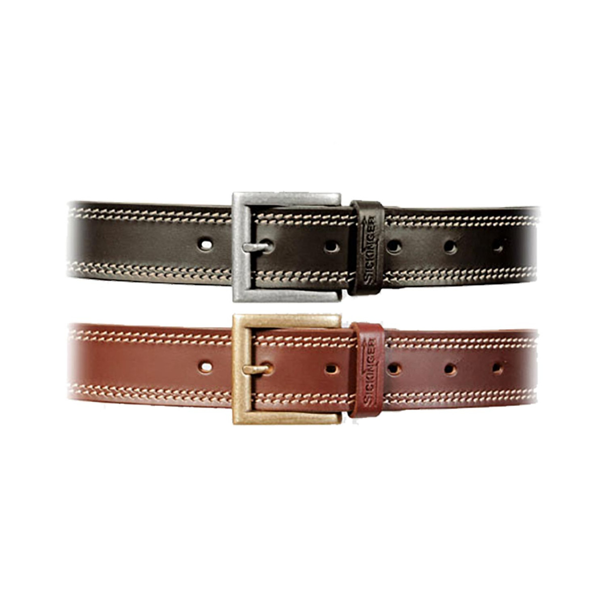 Leather Gun belt 35 mm box