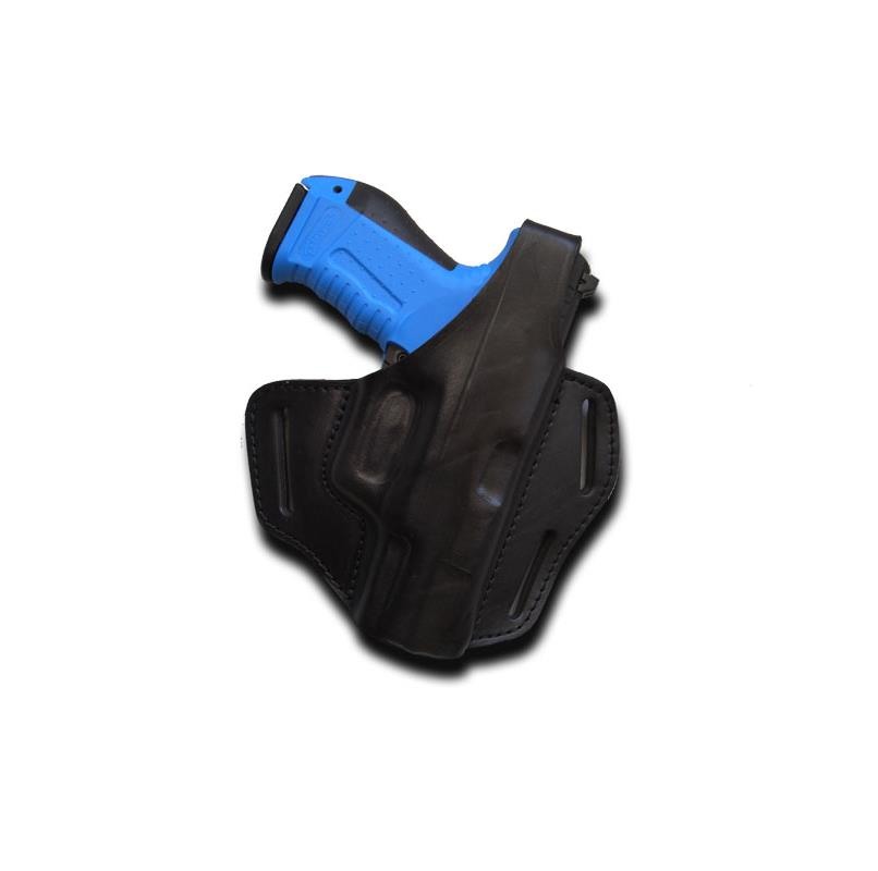 Leather holster with different carrying method Black...