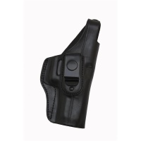 LEDER Innenholster mit Clip Linkshänder-Schwarz Glock 2