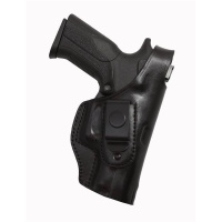 LEDER Innenholster mit Clip Linkshänder-Schwarz Glock 2
