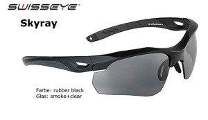 SwissEye Tactical Brille Skyray Set Schwarz
