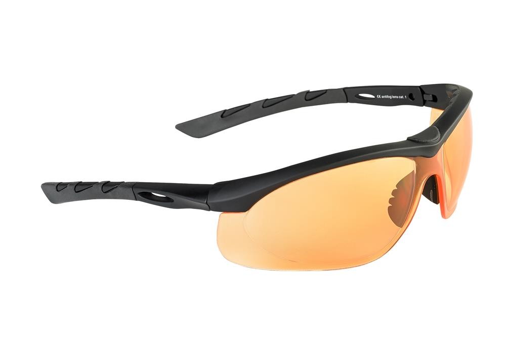 SwissEye Tactical Glasses Lancer rubber black - orange